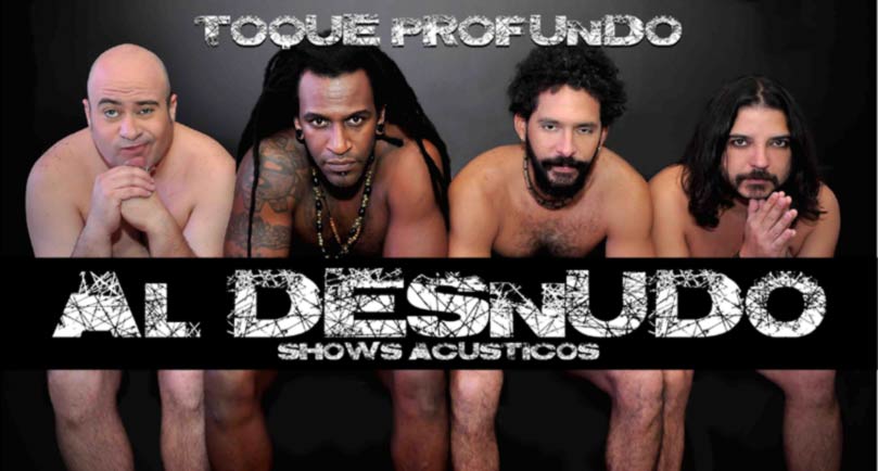 Imagen promocional del concierto Toque Profundo Al Desnudo Santo Domingo